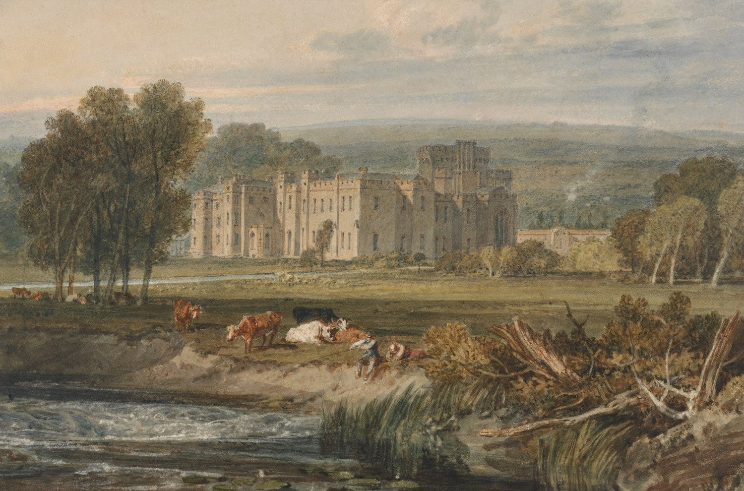 View of Hampton Court, Herefordshire, from the Southeast by J. M. W. Turner