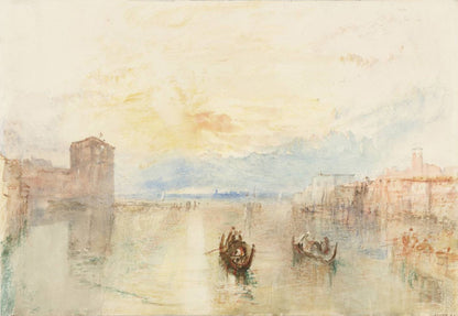 Venice: The Giudecca Canal, Looking towards Fusina at Sunset by J. M. W. Turner