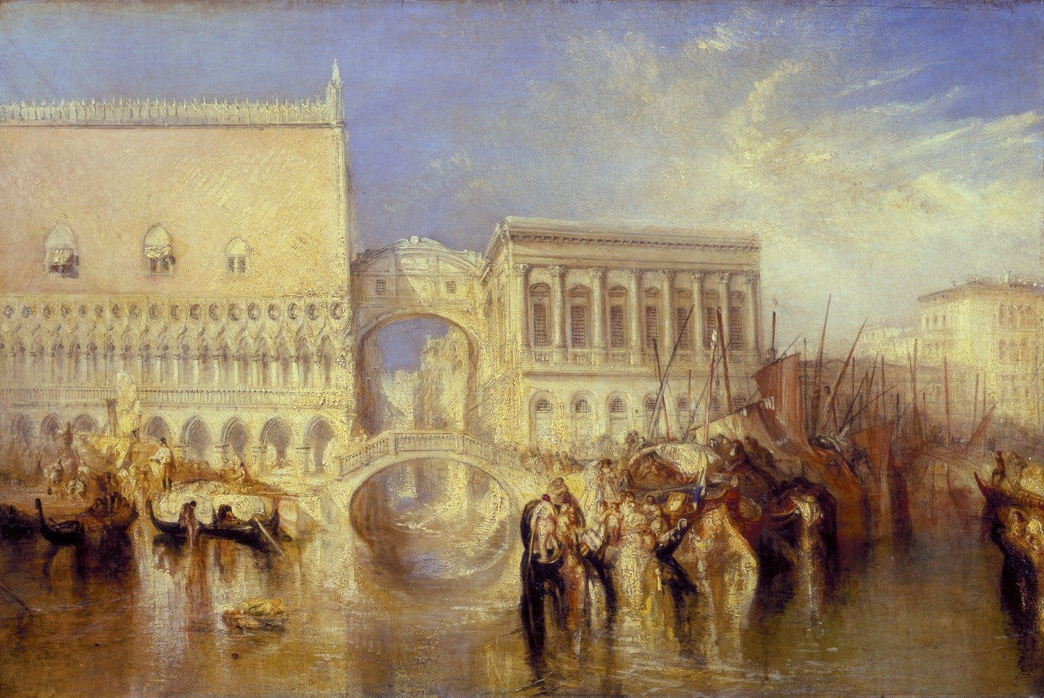 Venice, the Bridge of Sighs by J. M. W. Turner