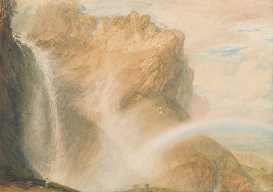 Upper Fall of the Reichenbach: Rainbow by J. M. W. Turner