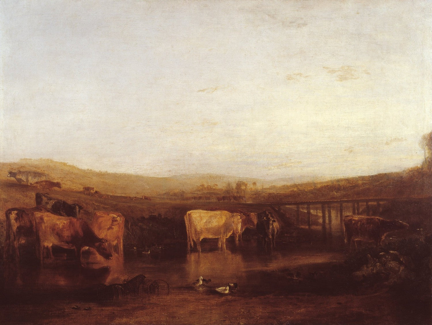 Union of the Thames and Isis ('Dorchester Mead, Oxfordshire) by J. M. W. Turner