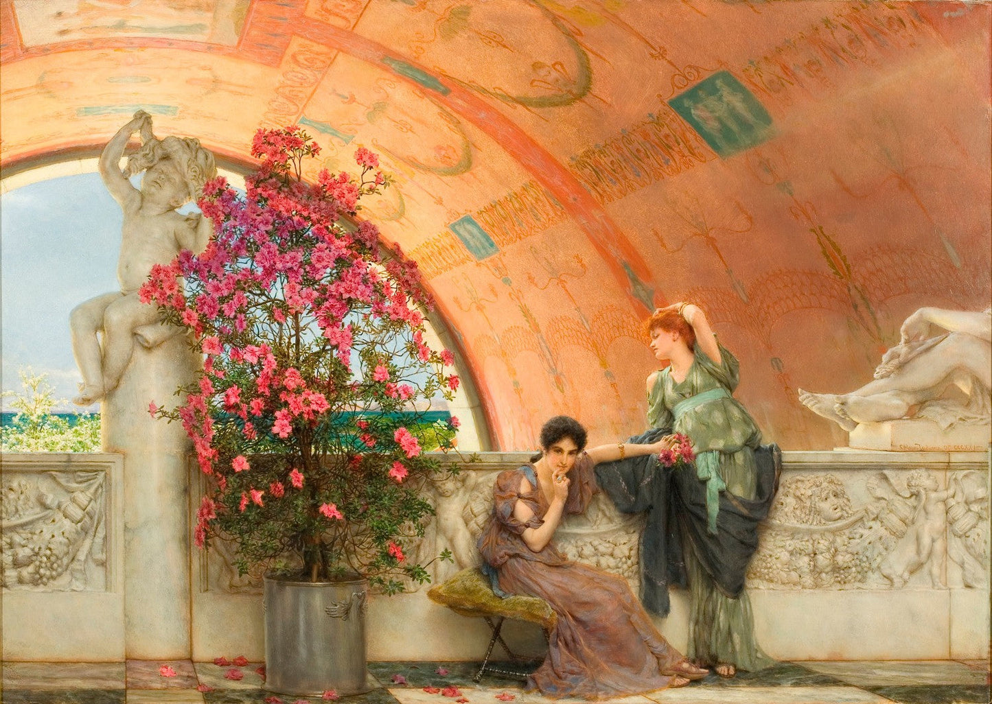 Unconscious Rivals by Lawrence Alma-Tadema