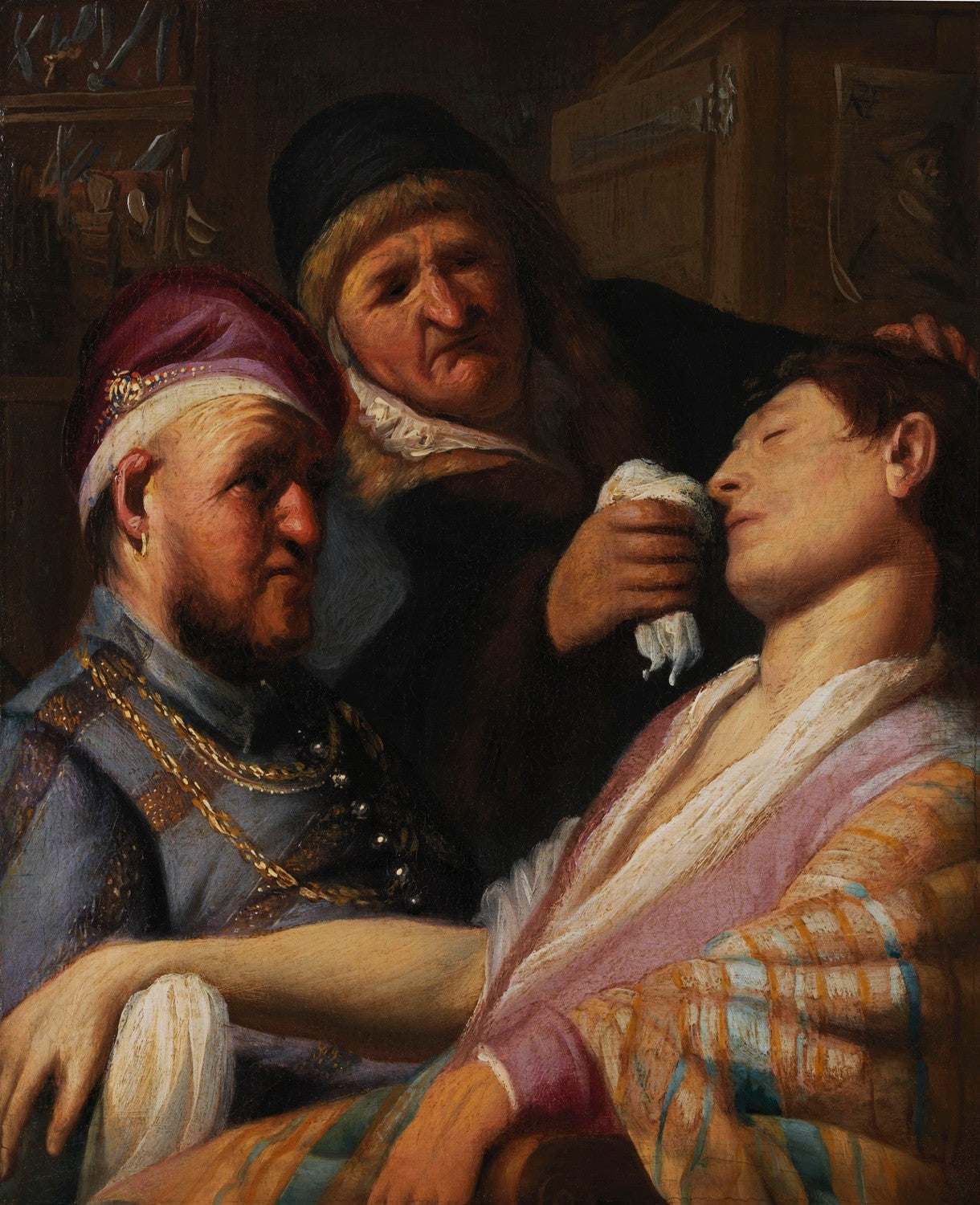 Unconscious Patient (Allegory of Smell) by Rembrandt