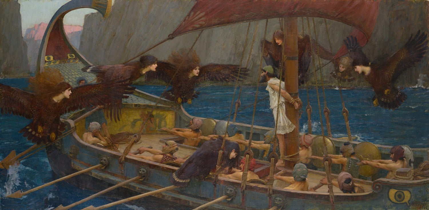 Ulysses and the Sirens by John William Waterhouse