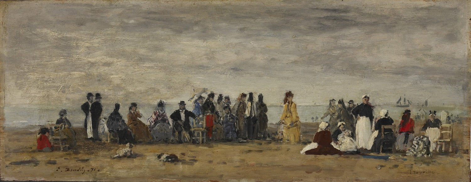 Trouville by Eugène Boudin