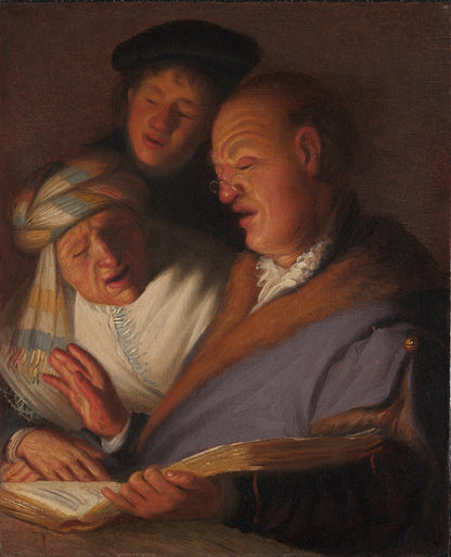 Three Musicians (Allegory of Hearing) by Rembrandt