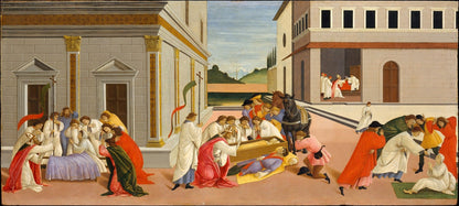 Three Miracles of Saint Zenobius by Sandro Botticelli