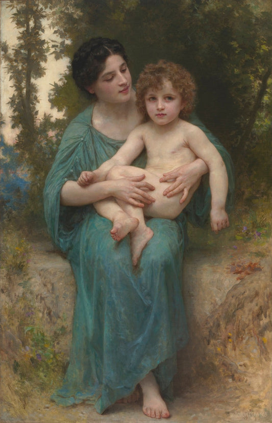 The Younger Brother by William-Adolphe Bouguereau