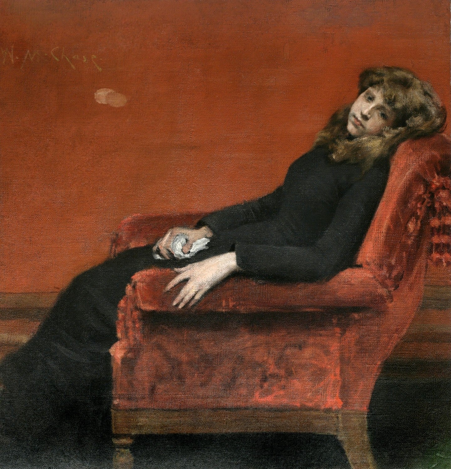 The Young Orphan by William Merritt Chase