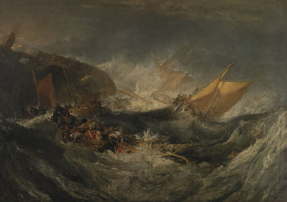 The Wreck of a Transport Ship by J. M. W. Turner