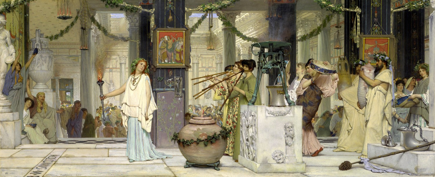 The vintage festival by Lawrence Alma-Tadema