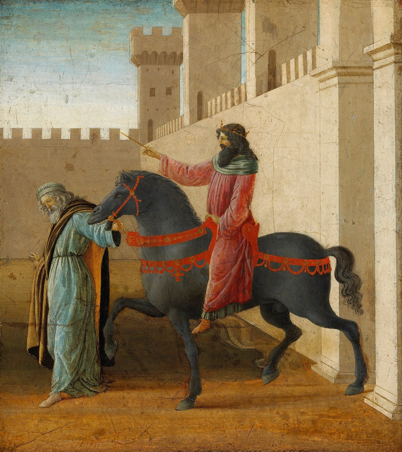 The Triumph of Mordecai, from "The Story of Esther" by Sandro Botticelli