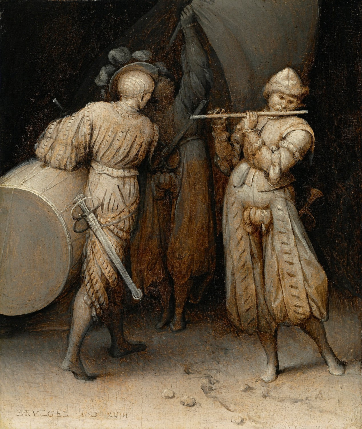 The Three Soldiers by Pieter Bruegel the Elder