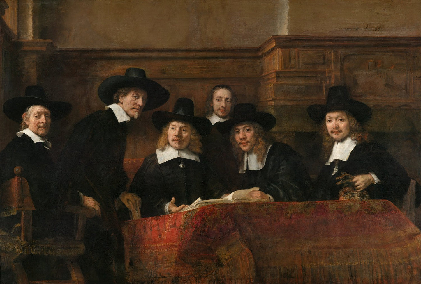 The Syndics by Rembrandt