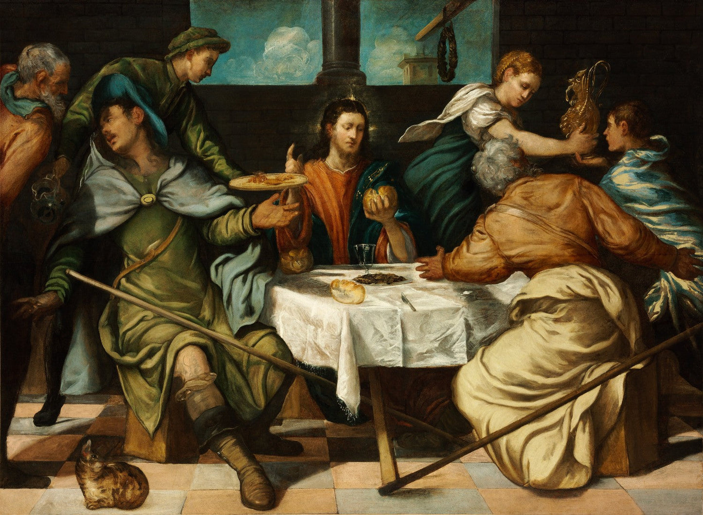 The Supper at Emmaus by Tintoretto