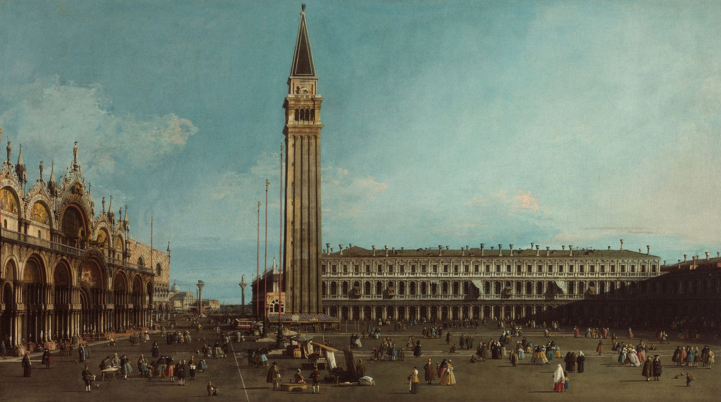 The Piazza San Marco, Venice by Canaletto