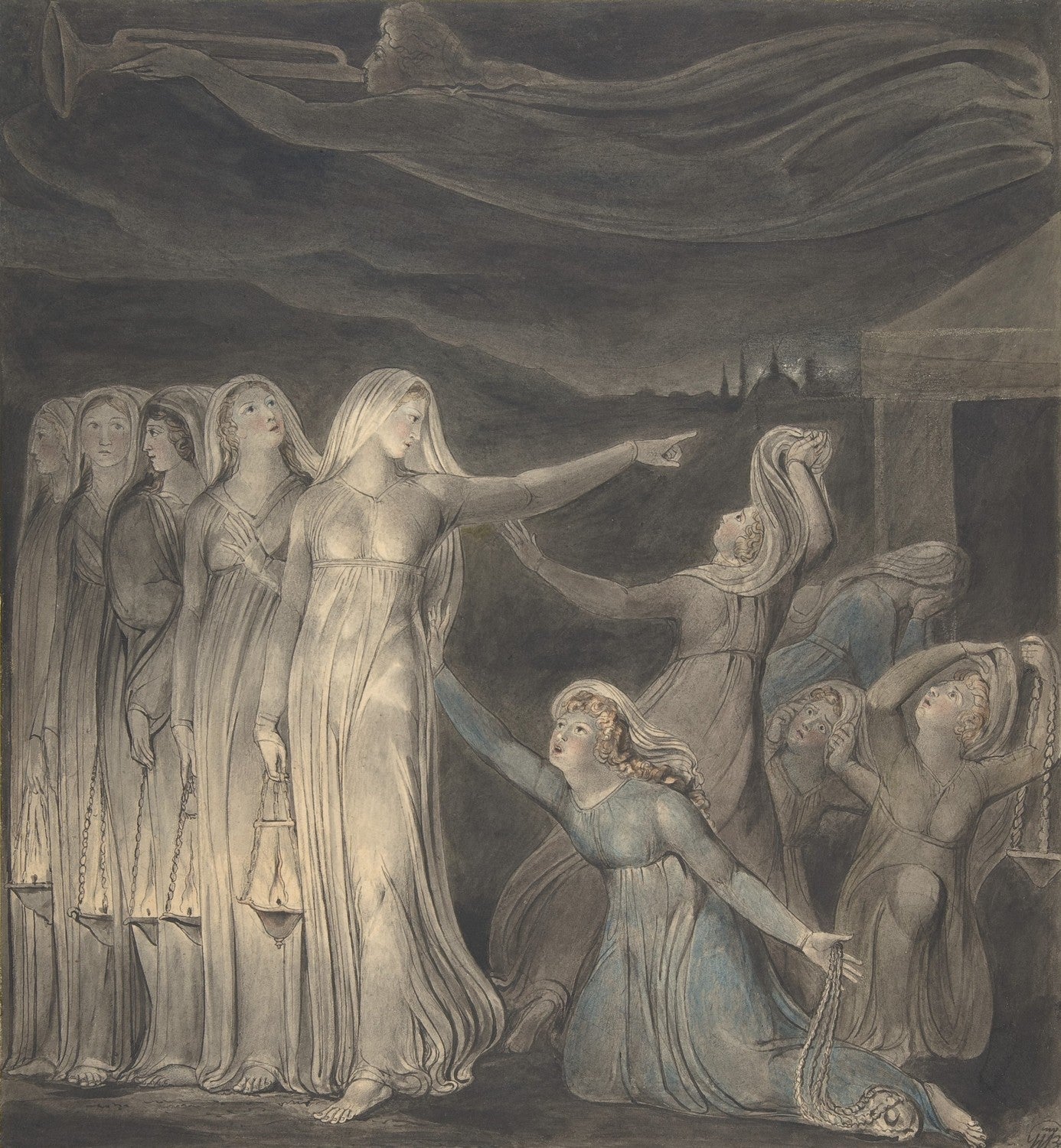 The Parable of the Wise and Foolish Virgins by William Blake