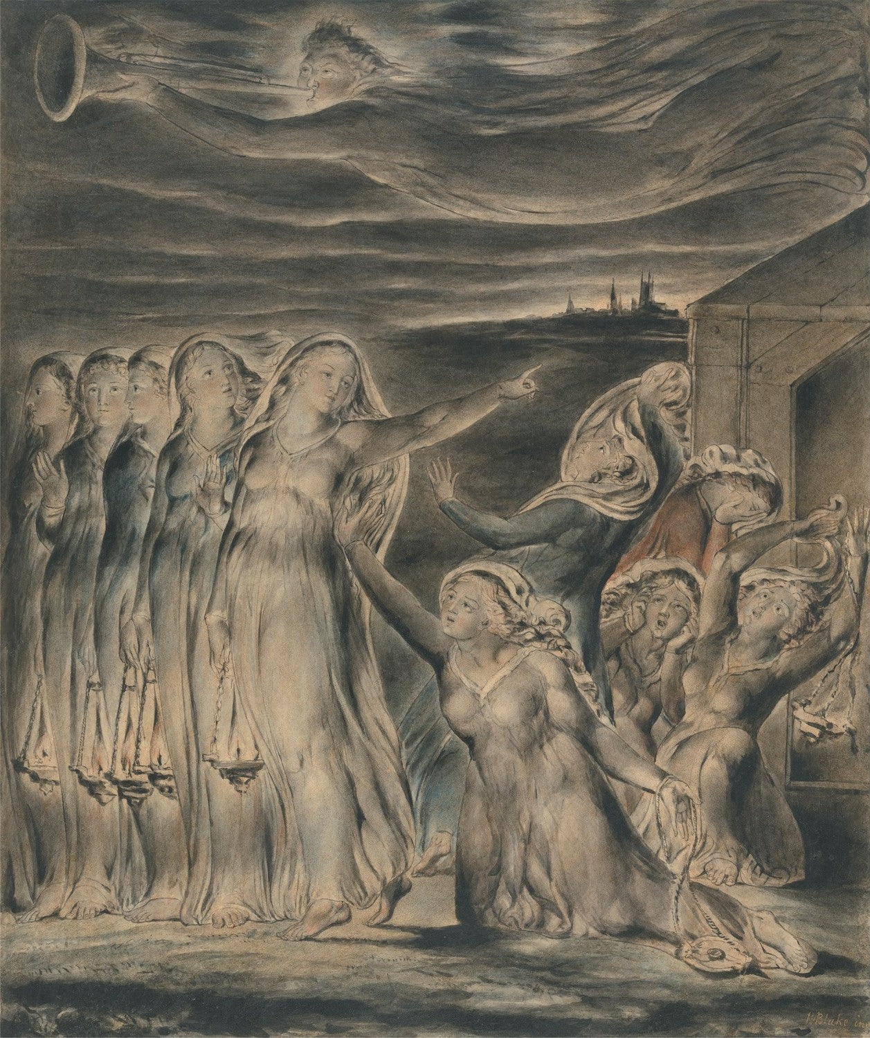 The Parable of the Wise and Foolish Virgins by William Blake