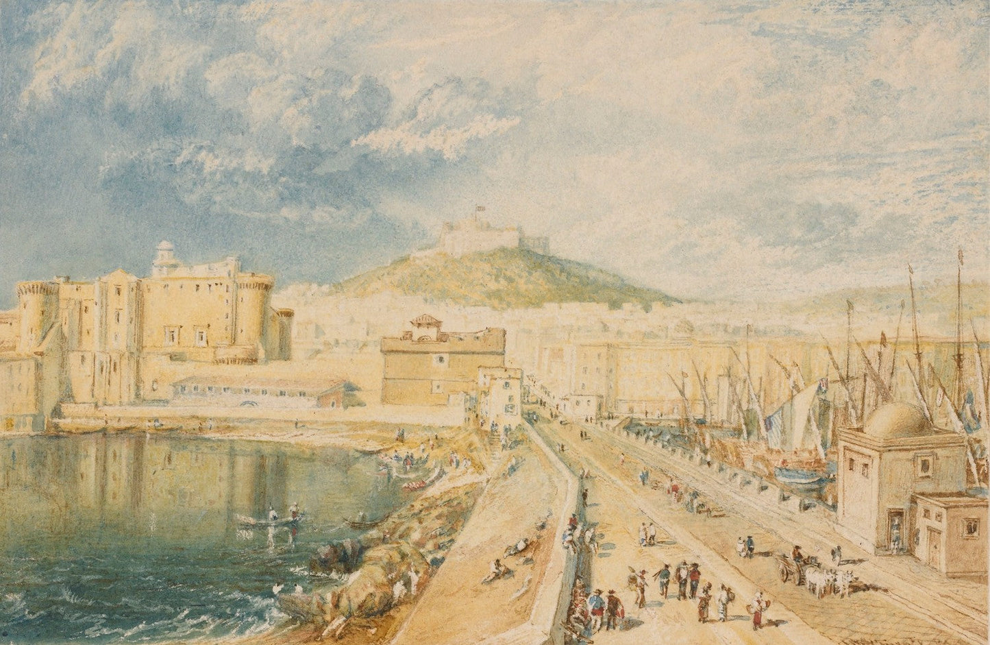 The Old Harbour, Naples by J. M. W. Turner