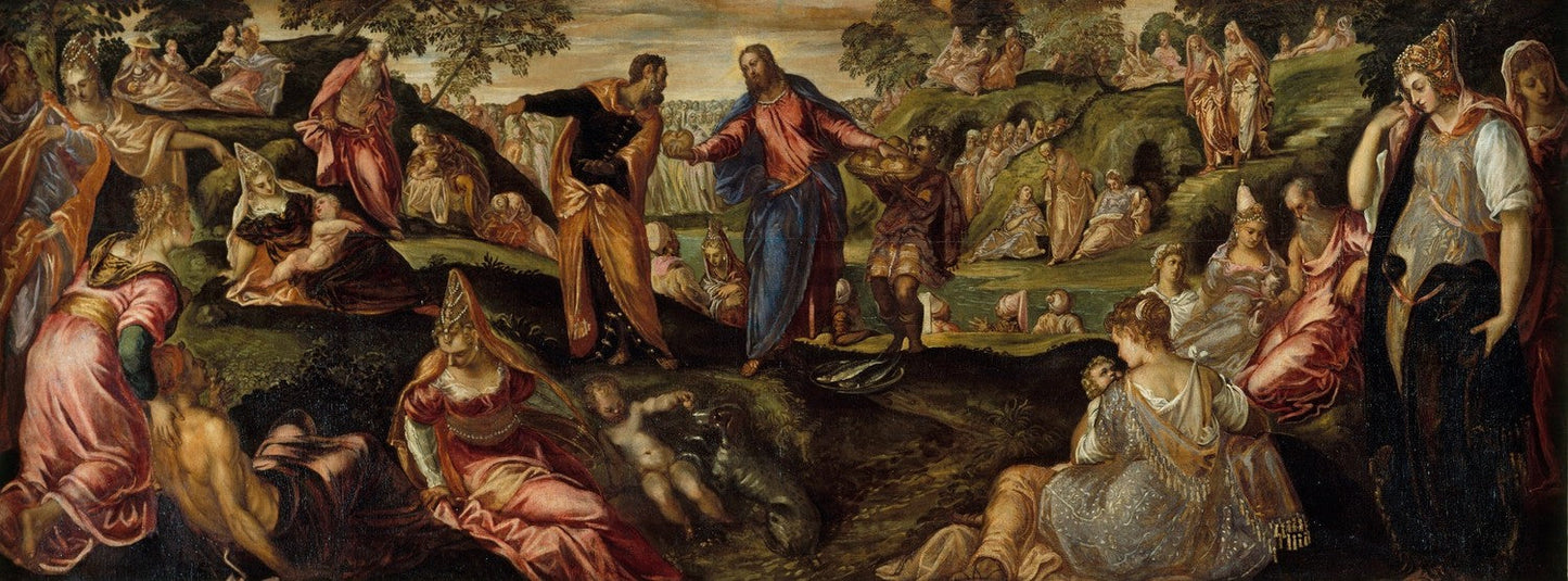 The Miracle of the Loaves and Fishes by Tintoretto