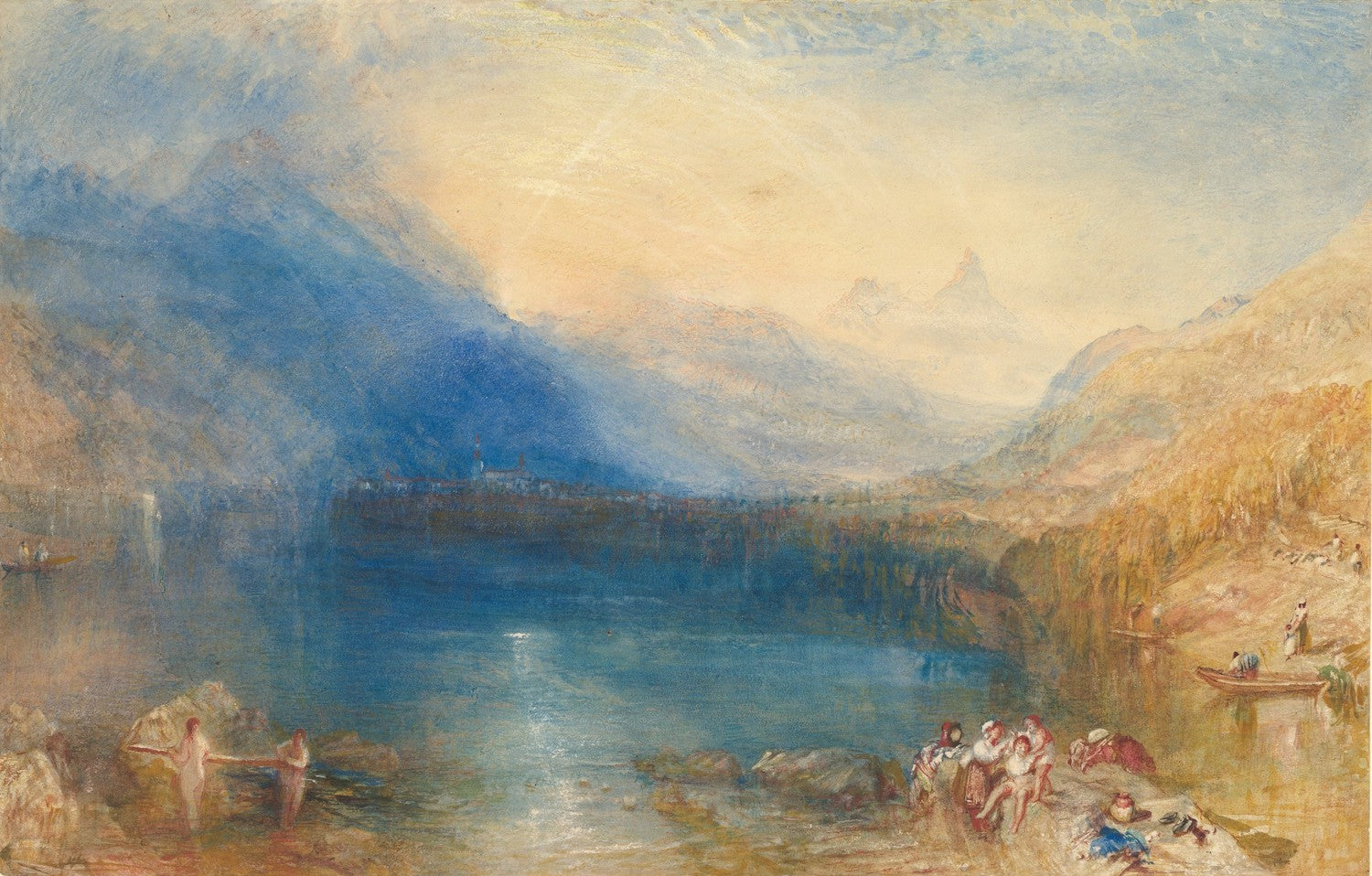 The Lake of Zug by J. M. W. Turner