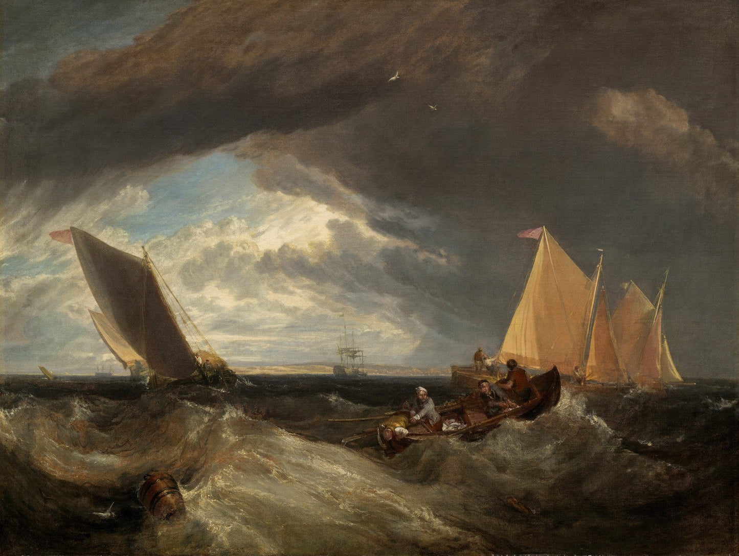 The Junction of the Thames and the Medway by J. M. W. Turner