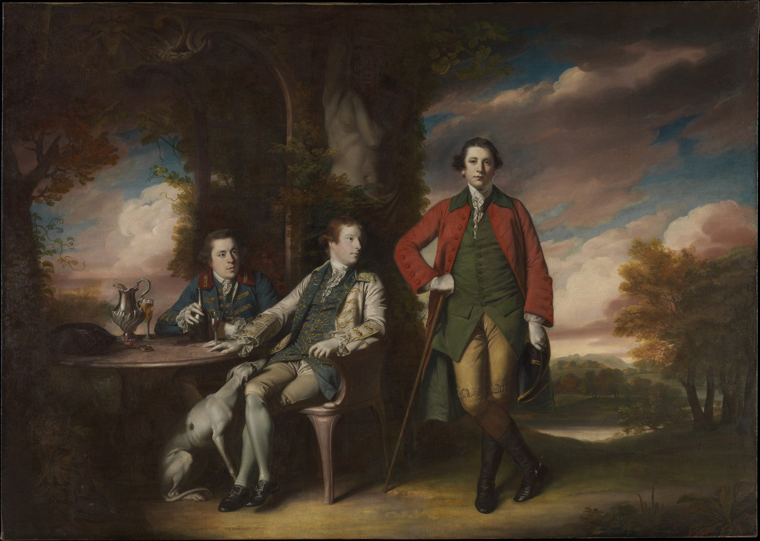 The Honorable Henry Fane (1739–1802) with Inigo Jones and Charles Blair by Joshua Reynolds