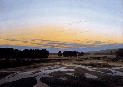 The Grosse Gehege near Dresden by Caspar David Friedrich