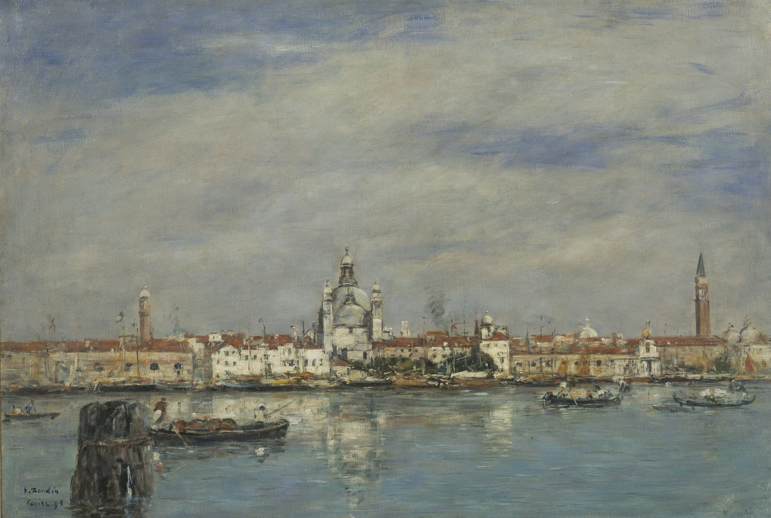 The Grand Canal, Venice by Eugène Boudin