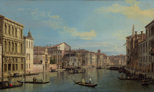 The Grand Canal in Venice from Palazzo Flangini to Campo San Marcuola by Canaletto