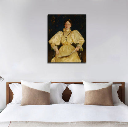 The Golden Lady - by William Merritt Chase