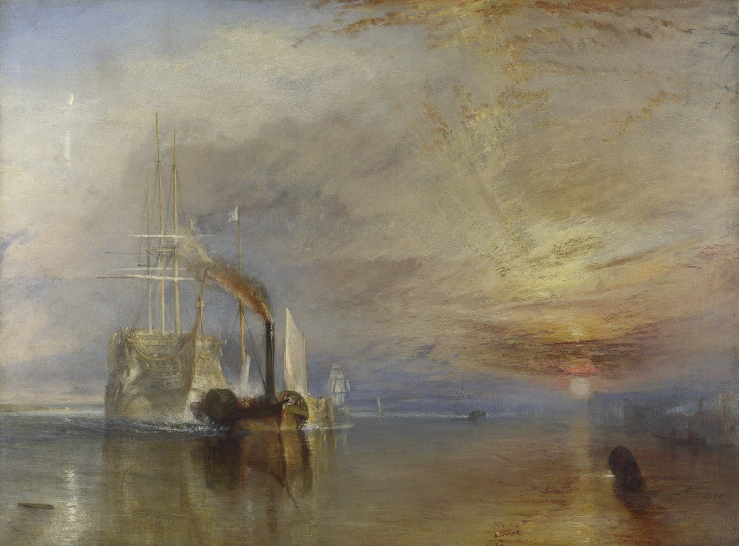 The Fighting Temeraire, 1839 by J. M. W. Turner