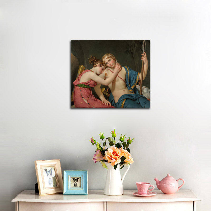 The Farewell of Telemachus and Eucharis - by Jacques-Louis David