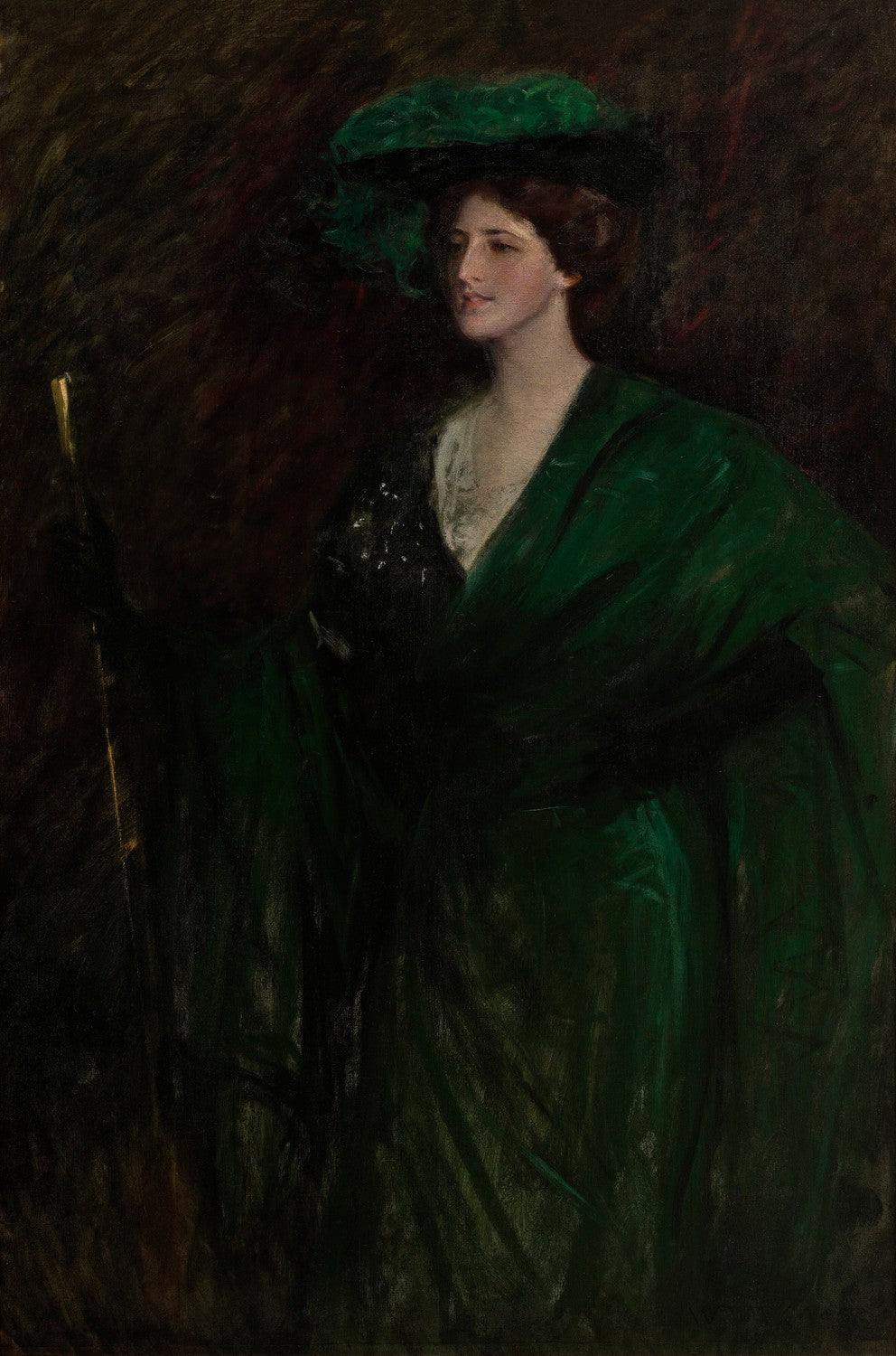 The Emerald Lady by William Merritt Chase