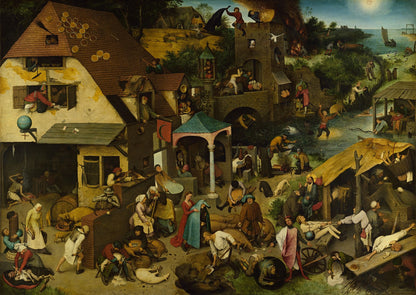 The Dutch Proverbs by Pieter Bruegel the Elder