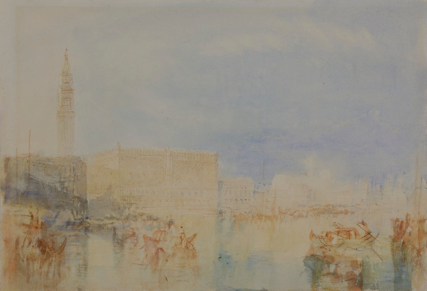 The Doge's Palace, Venice by J. M. W. Turner