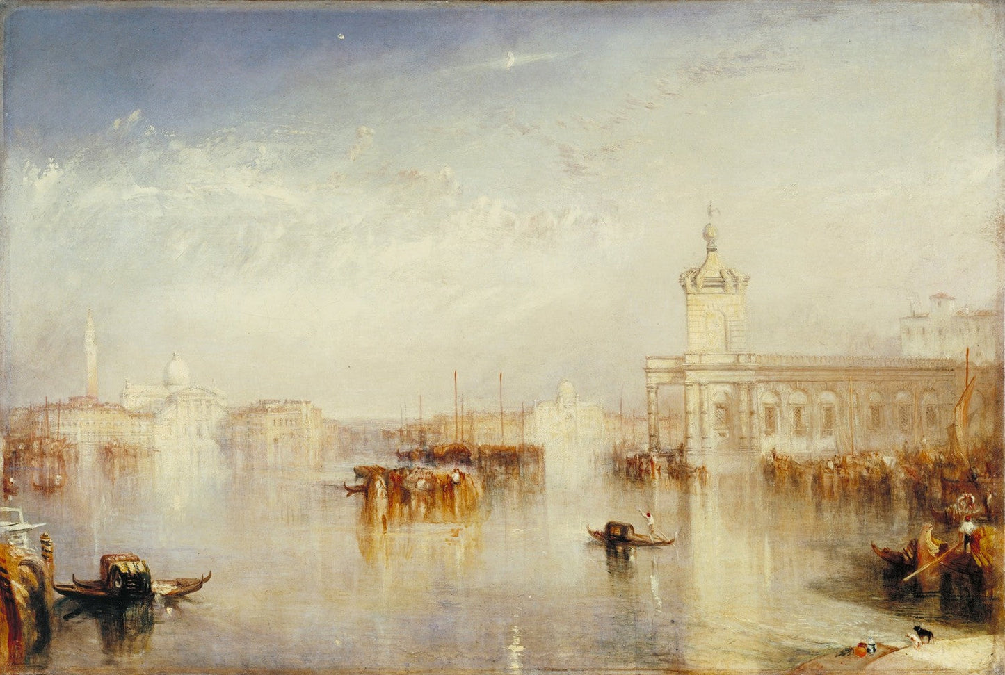 The Dogano, San Giorgio, Citella, from the Steps of the Europa by J. M. W. Turner