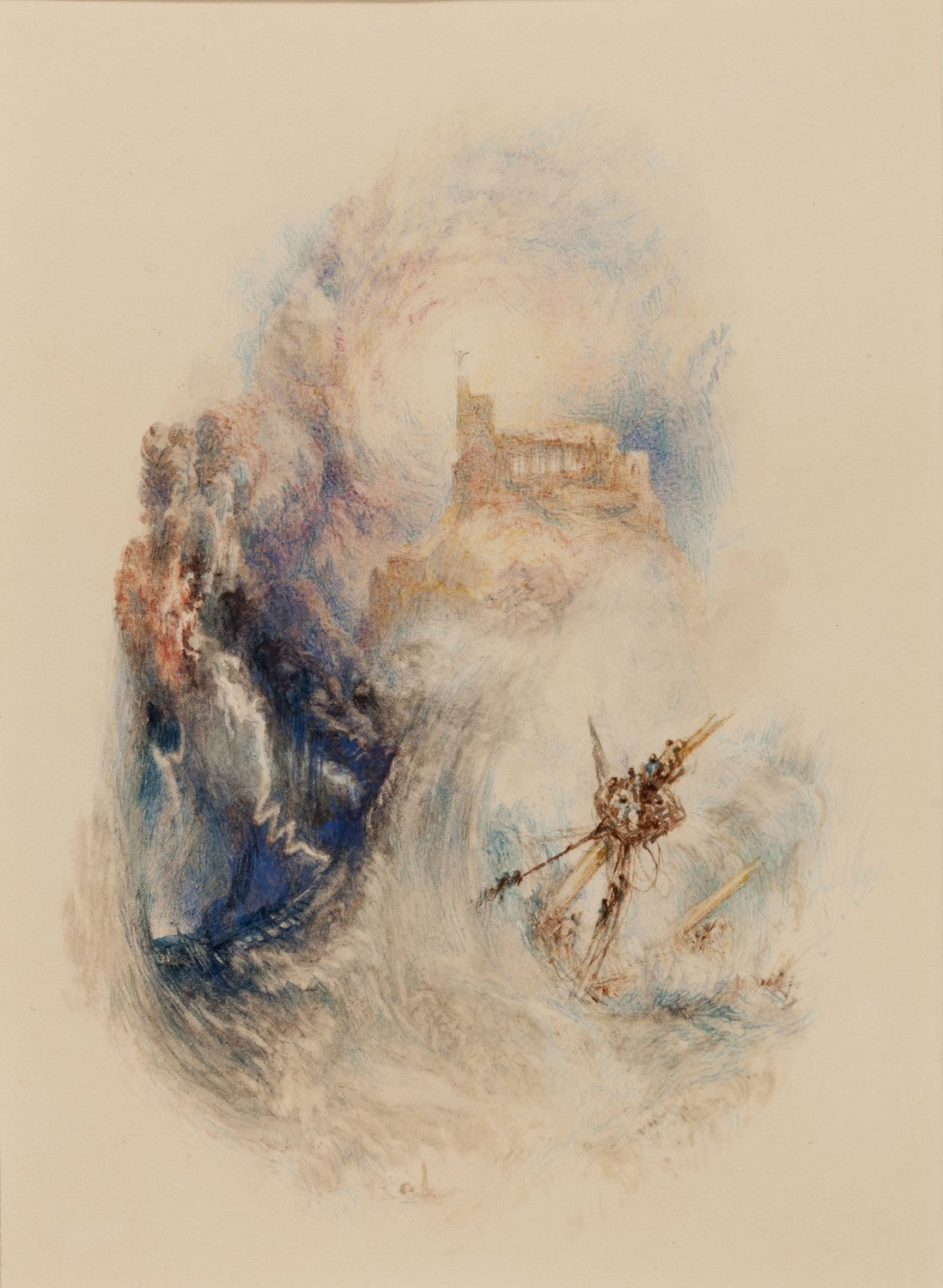 The Death of Lycidas–"Vision of the Guarded Mount" by J. M. W. Turner