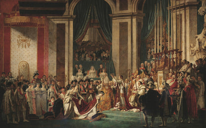 The Coronation of Napoleon and the Coronation of Josephine at Notre Dame de Paris by Jacques-Louis David