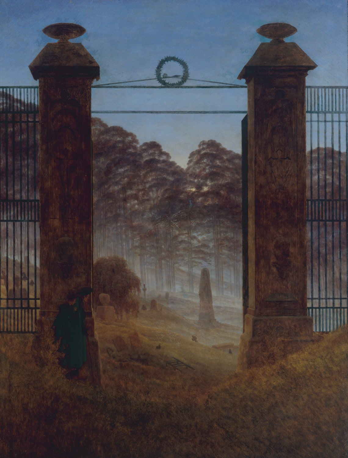 The Cemetery by Caspar David Friedrich