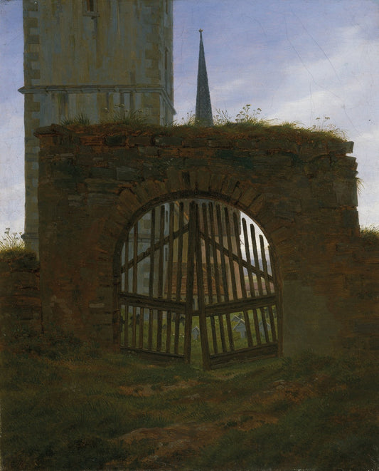 The Cemetery Gate by Caspar David Friedrich