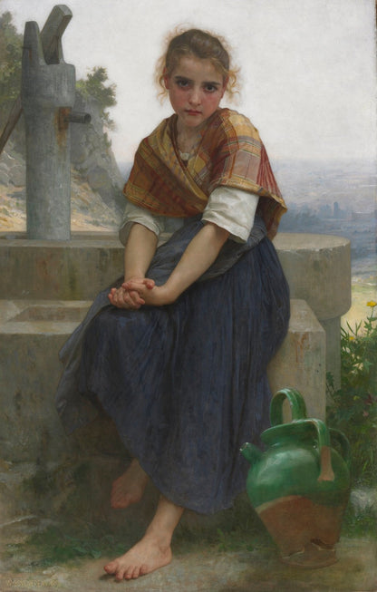 The Broken Pitcher by William-Adolphe Bouguereau