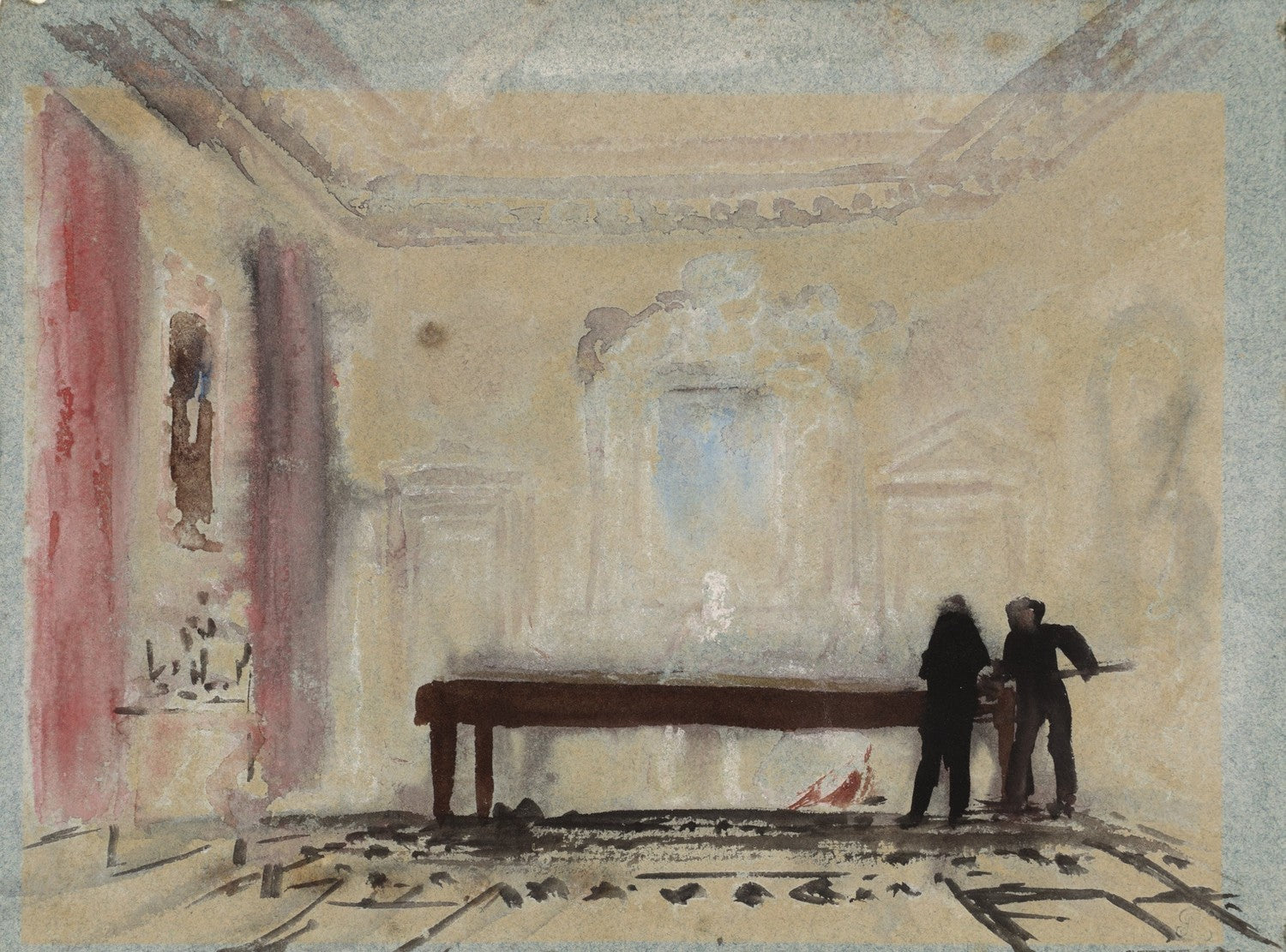 The Billiard Players by J. M. W. Turner