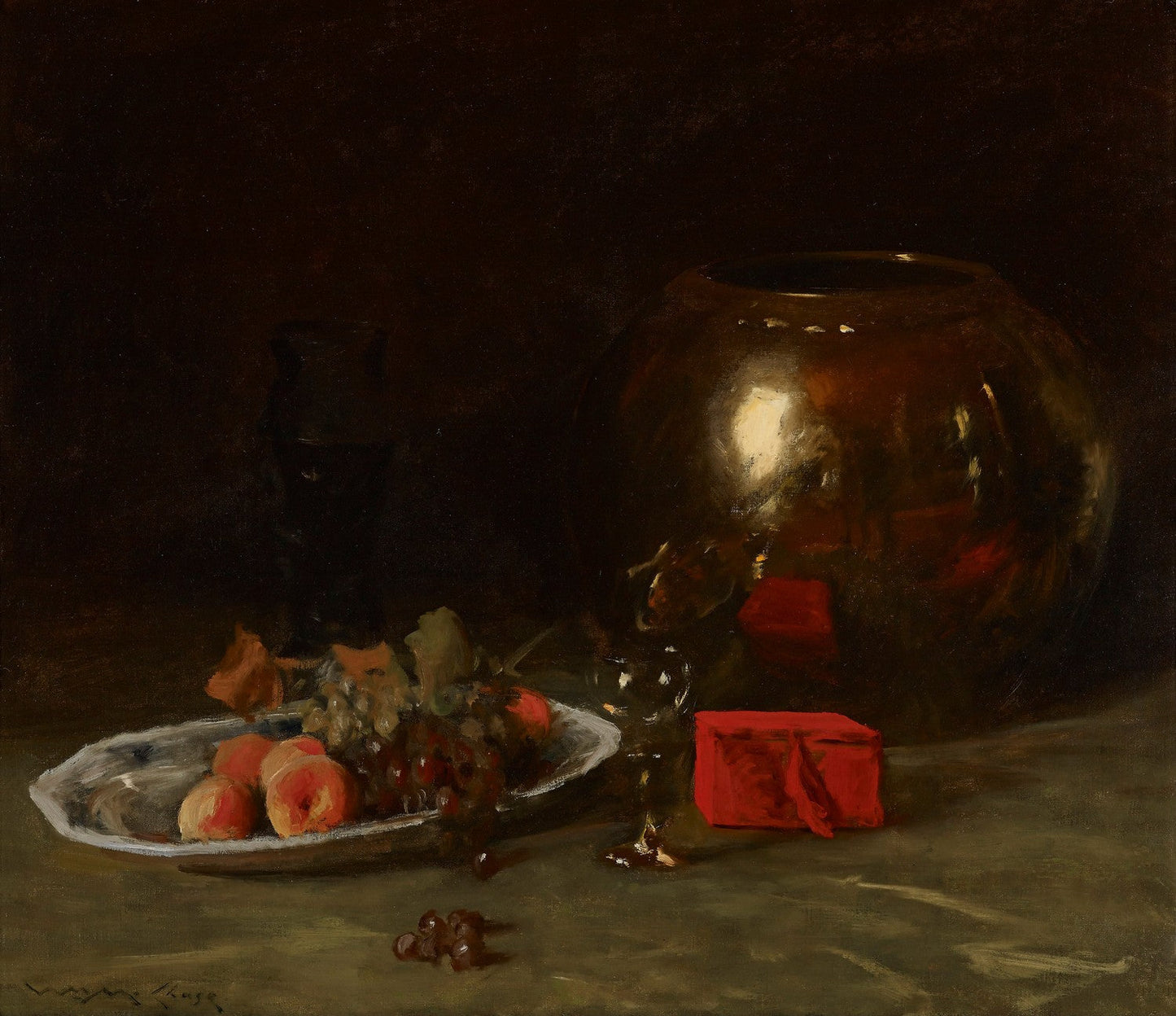 The Big Brass Bowl by William Merritt Chase