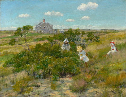 The Bayberry Bush (Chase Homestead in Shinnecock Hills) by William Merritt Chase