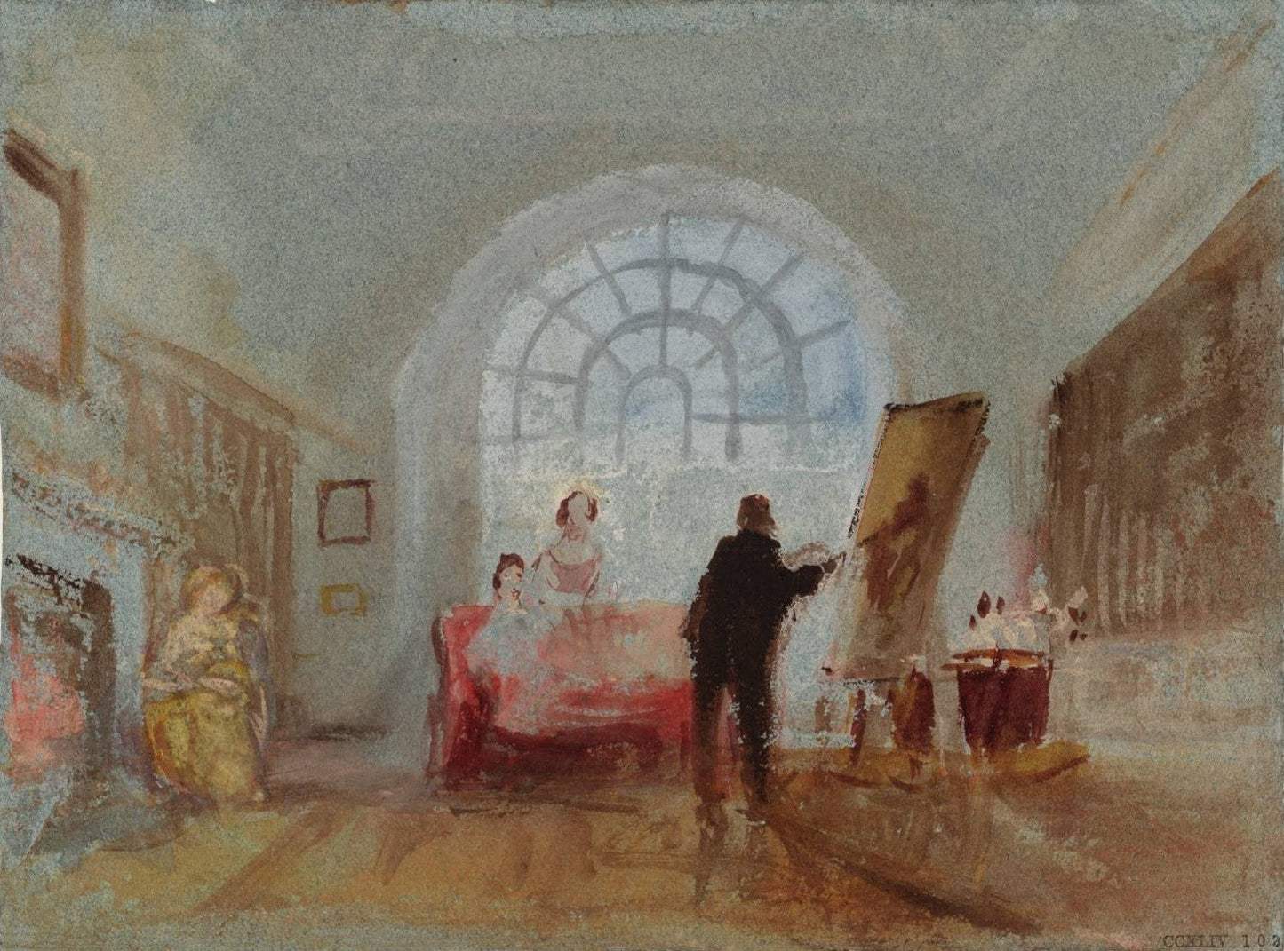 The Artist and his Admirers by J. M. W. Turner