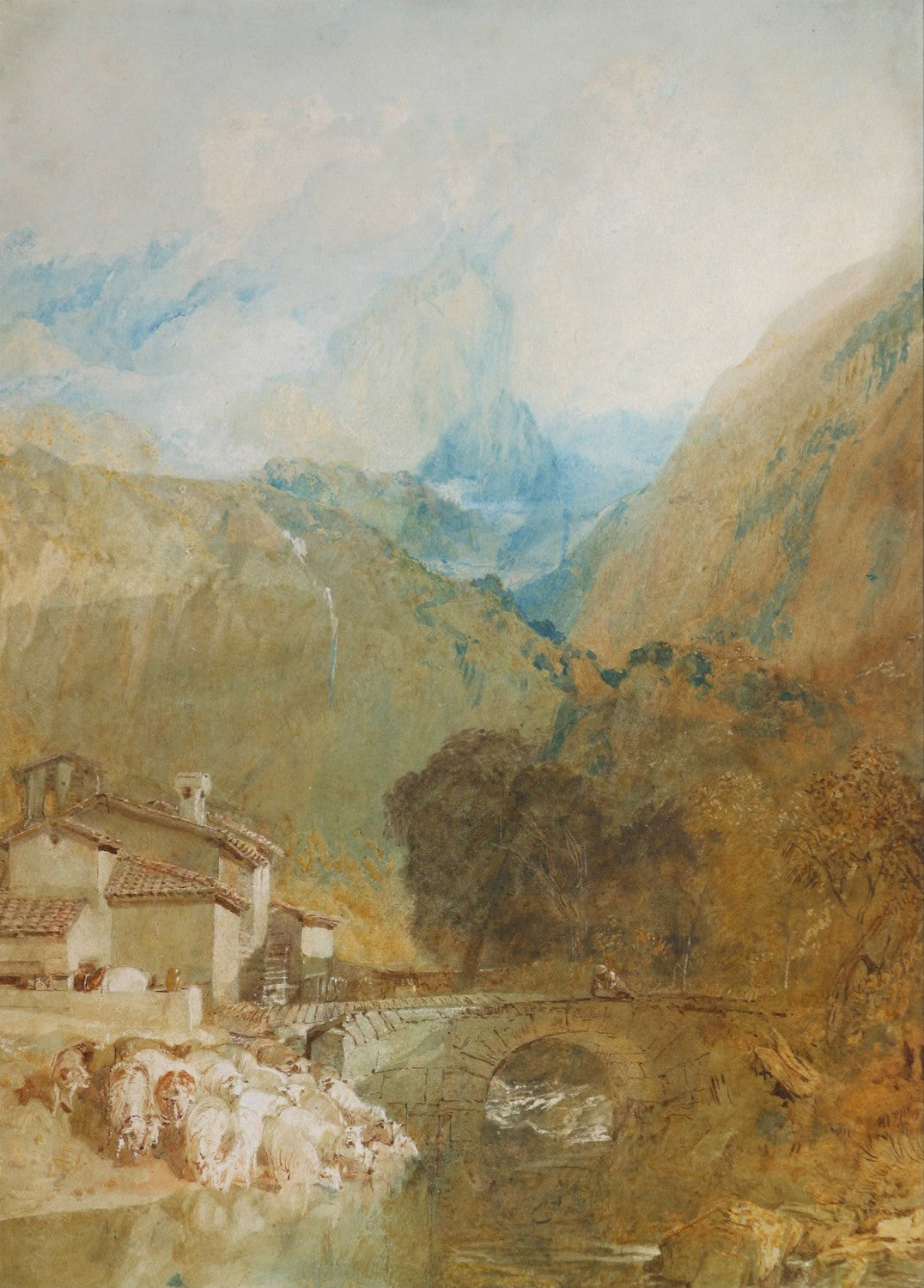 The Aiguillette, Valley of Cluses, Switzerland by J. M. W. Turner