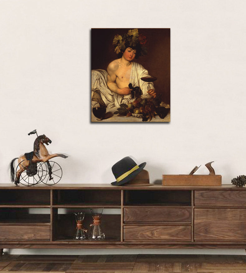 The Adolescent Bacchus - by Caravaggio