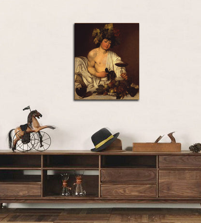 The Adolescent Bacchus - by Caravaggio
