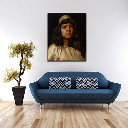 Study Head - by William Merritt Chase